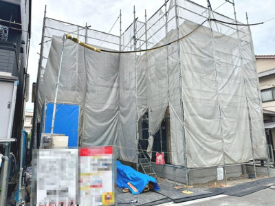 【外観】 | 千代田２丁目　新築一戸建 | 一坪以上の浴室です！のびのび一日の疲れを癒して下さいね！浴室に窓が付いているので、換気ができて湿気やカビ防止になりますよ♪