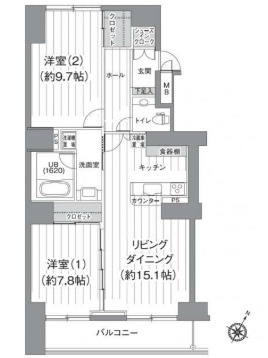 T's garden北柏　１号棟の間取り