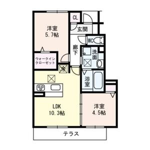 【間取り】 | ガーデンライラック | 間取り図です。