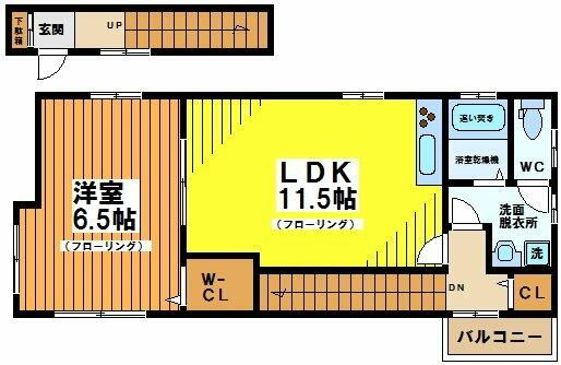 【間取り】 | コーポ藍