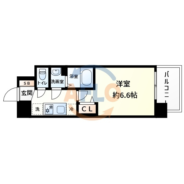 ララプレイス京橋シティオスの間取り|ララプレイス京橋シティオス　間取り