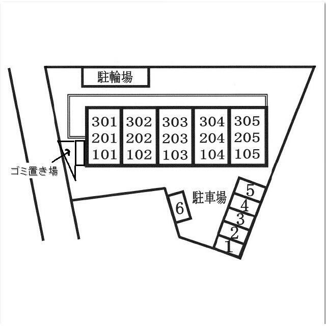 KS亀有の区画図