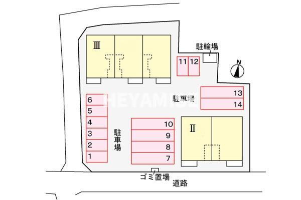 CLEMENT樹Ⅱの区画図