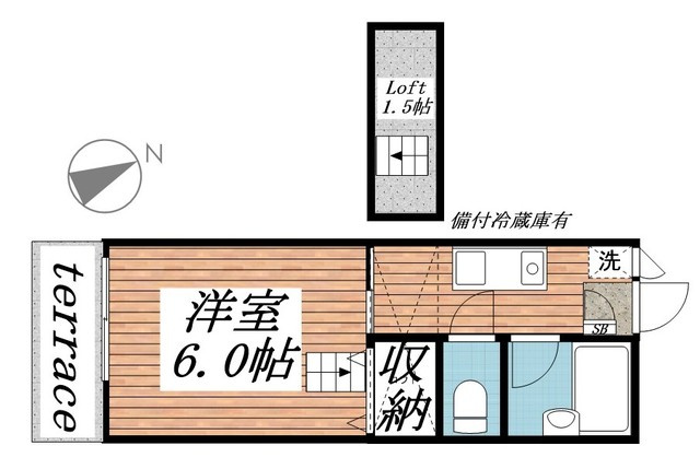 【間取り】 | ジュネパレス船橋第34