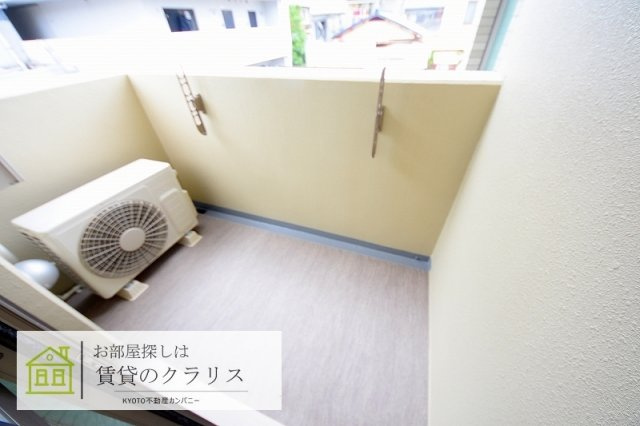 カサベルデ桂川のバルコニー