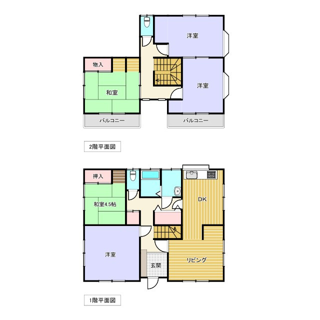 伊勢崎市末広町の間取り