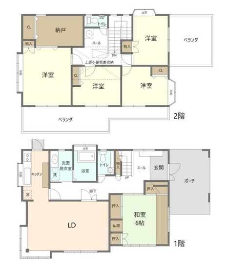 【間取り】 | 駿東郡清水町徳倉　中古一戸建て　