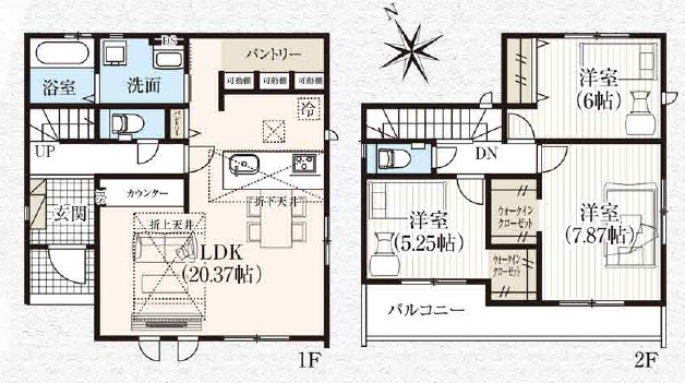 那覇市具志　限定1棟の間取り|限定1棟