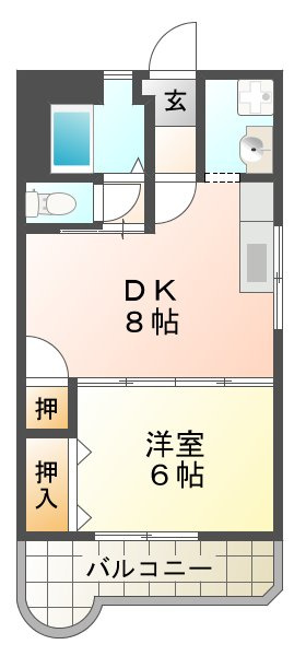 マンション御影の間取り