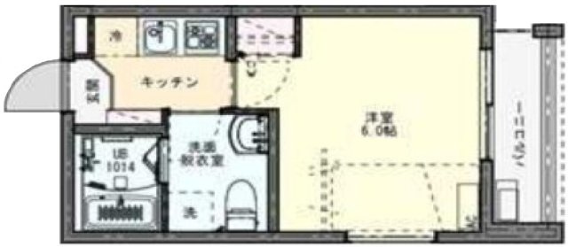 クレイス武蔵関の間取り