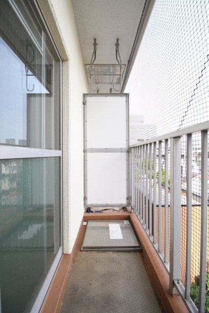 マンション神楽坂のバルコニー