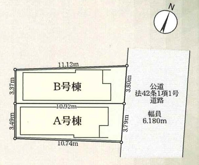大田区大森南4丁目　新築戸建　全2棟の区画図|区画図

現地ご見学希望・資料請求などお気軽にお問い合わせ下さい！
03-5990-5201