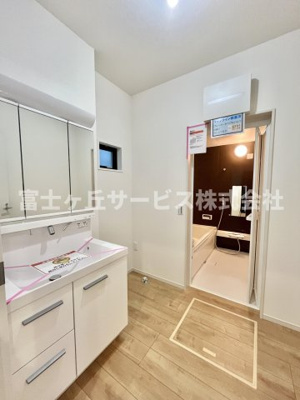 【脱衣所】 | 浜松市中央区萩丘3丁目 新築一戸建て | 脱衣場です