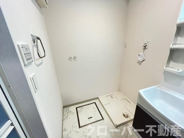 リバレイン今里の設備|洗濯機置場