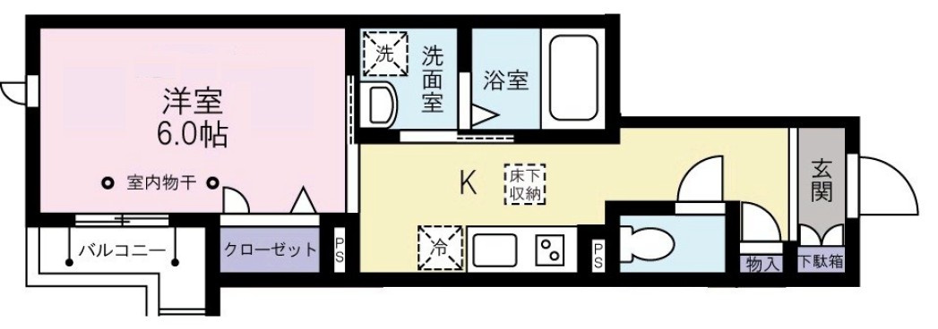 メゾンざおうの間取り