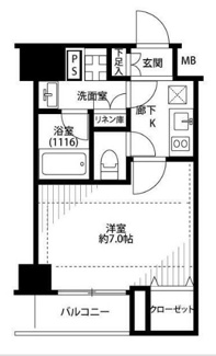【間取り】 | プレール・ドゥーク西新宿五丁目 | 間取りです。