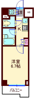 【間取り】 | パティーナ馬込弐番館