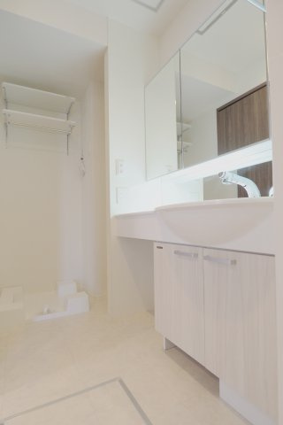 クレシアコートの洗面所
