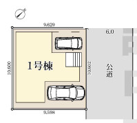 白岡市小久喜　2期　新築一戸建て　リーブルガーデン　01の区画図|1号棟