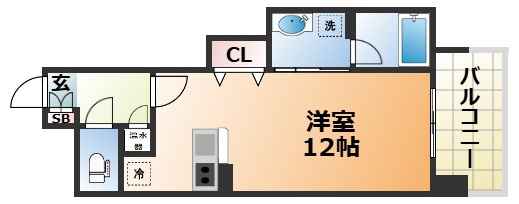 プレジール三ノ宮Ⅲの間取り