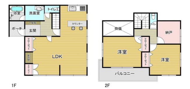 【間取り】 | 日吉台二丁目貸家