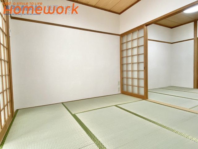 唐池ハイツの和室|明るい和室です