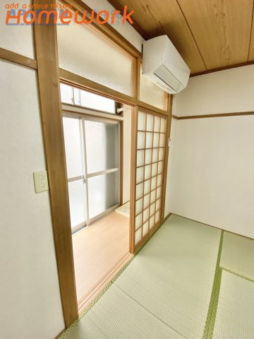 唐池ハイツの和室|明るい和室です