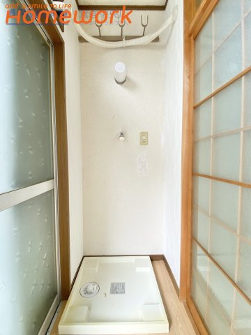 唐池ハイツの玄関|ゆったりとした玄関です