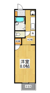【間取り】 | ルーラルハイツＢ | 間取りです。