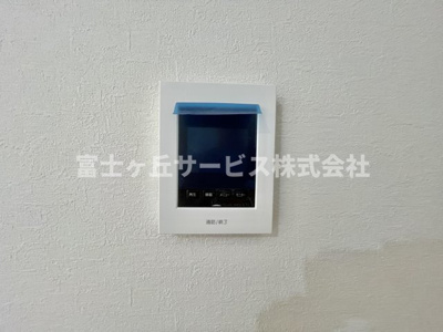 【セキュリティ】 | 浜松市中央区西山町 新築一戸建て | TVモニター付きインターホンです