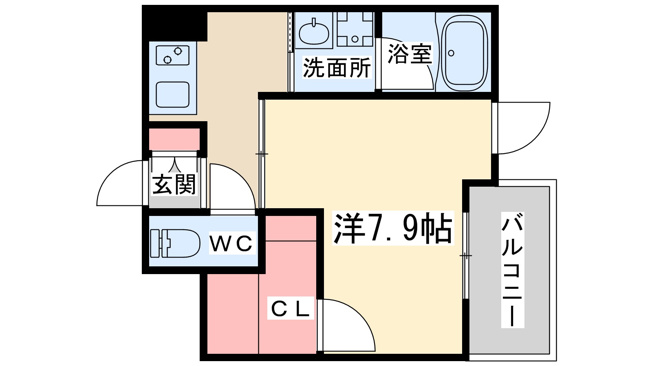 【間取り】 | ヴィルヌーブ中之島