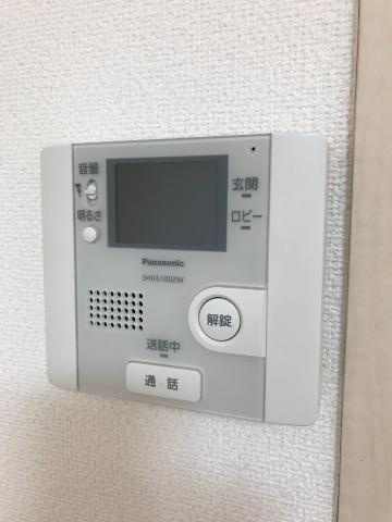ワイズ　パラシオンのセキュリティ|カメラ付インターホン