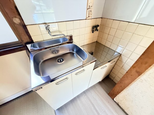 長田区檜川町アパートのキッチン