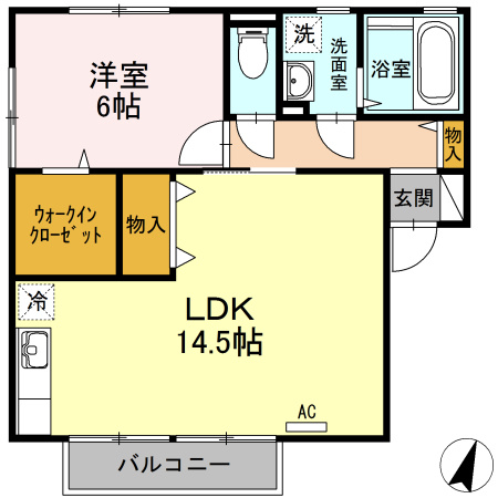 【間取り】 | リビングタウン常盤公園A棟
