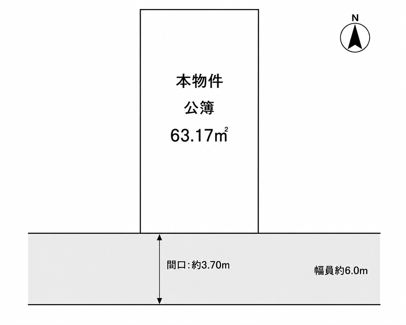 大阪市城東区野江1丁目の区画図