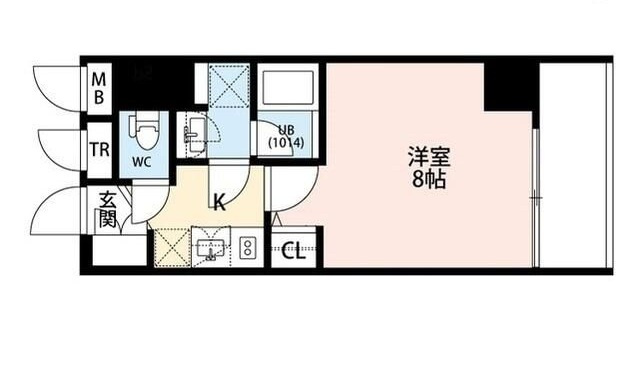 プレール・ドゥーク門前仲町Ⅱの間取り|間取りです。