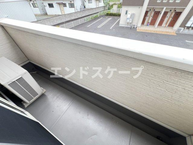 プラシードⅠのバルコニー|高崎、前橋のお部屋探しはエンドスケープまで！お客様の理想お聞かせ下さい♪