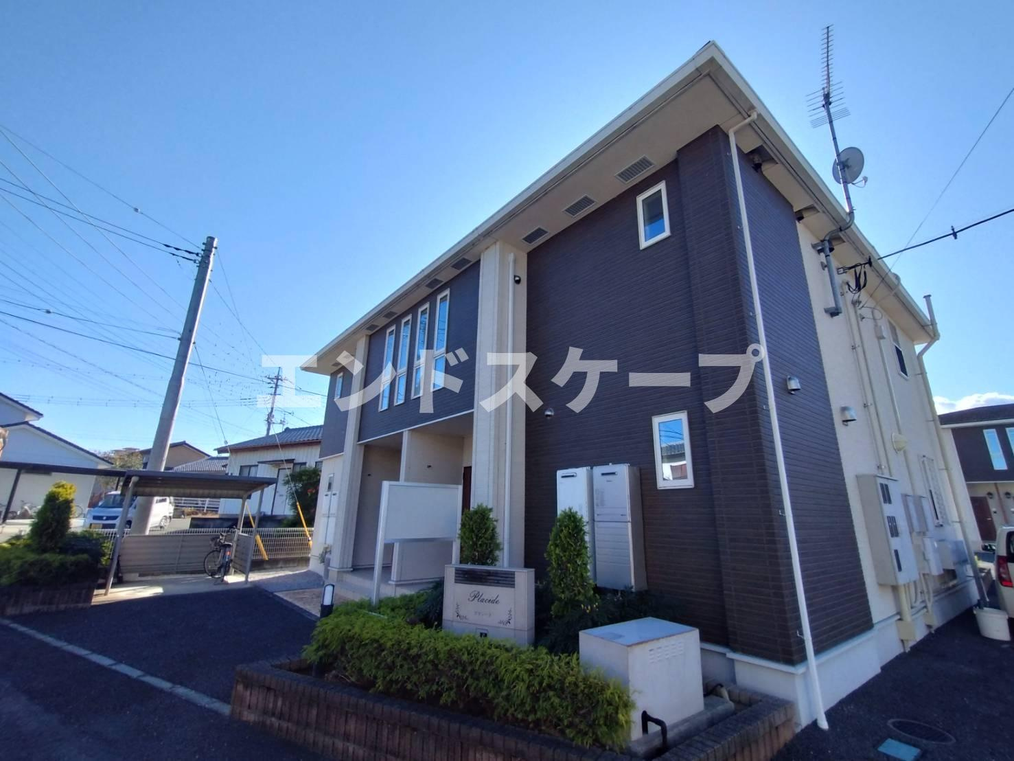 プラシードⅠの外観|高崎、前橋のお部屋探しはエンドスケープまで！お客様の理想お聞かせ下さい♪