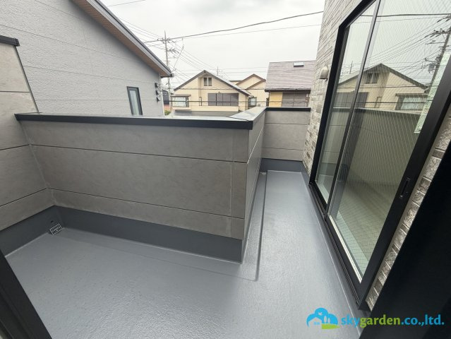 平塚市達上ヶ丘1期　新築戸建　全1棟1号棟のバルコニー
