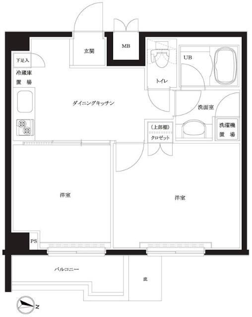 ルーブル住吉の間取り