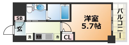 エスリード神戸WESTの間取り