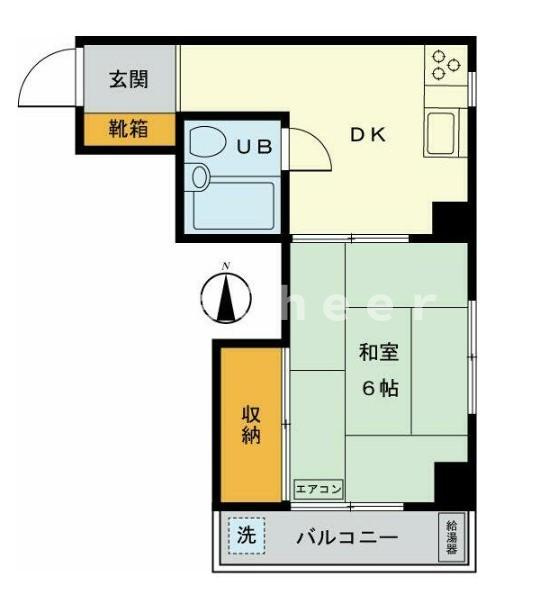 シノダマンションの間取り