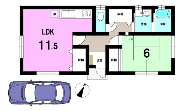 中古戸建の間取り