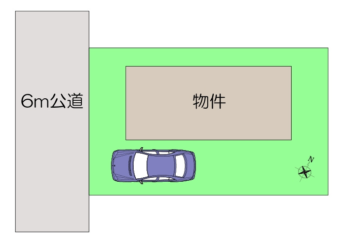 中古戸建の区画図