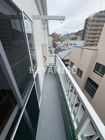 Ben匠8番館のバルコニー