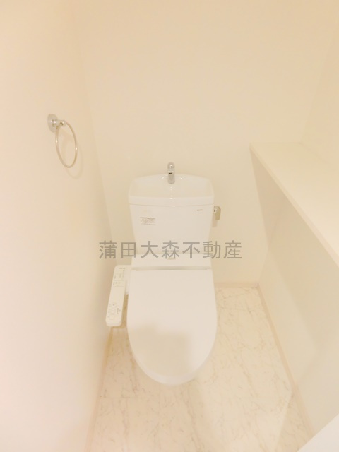 ルオント大森山王のトイレ|温水洗浄便座付きのトイレ　