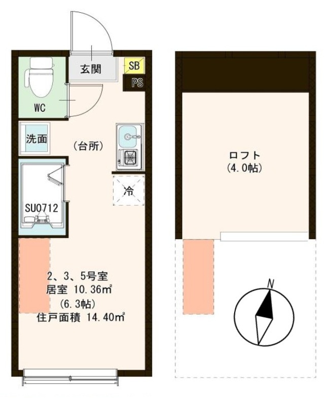 OKASIN（オカシン）の間取り