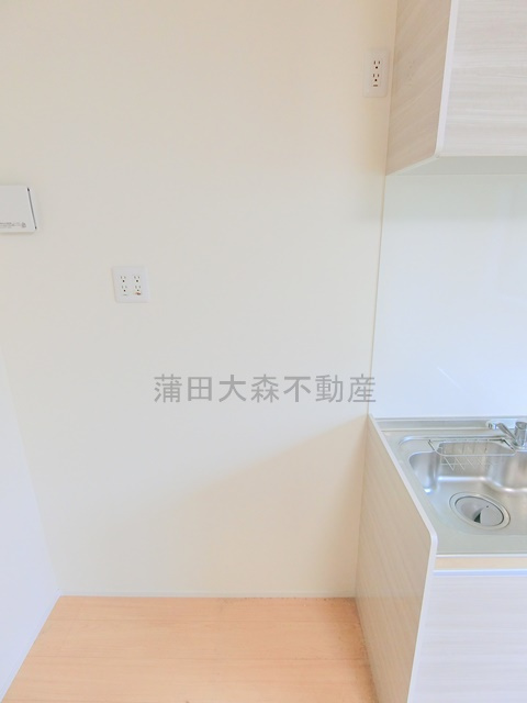 ビーンズハウスのキッチン|冷蔵庫置き場