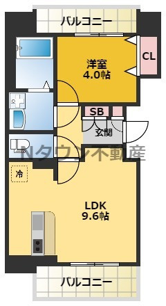 【間取り】 | メイクス今池PRIME | 生活しやすい間取りです