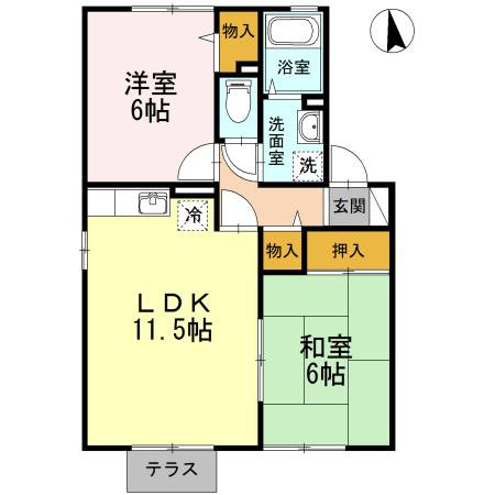 アークフラッツ　C棟の間取り